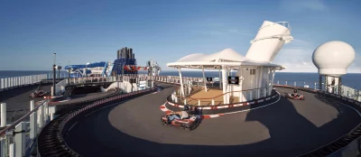 Go kart racing track