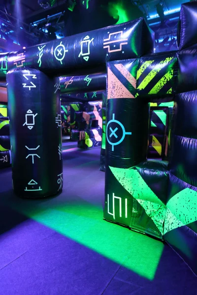 Laser shooting range