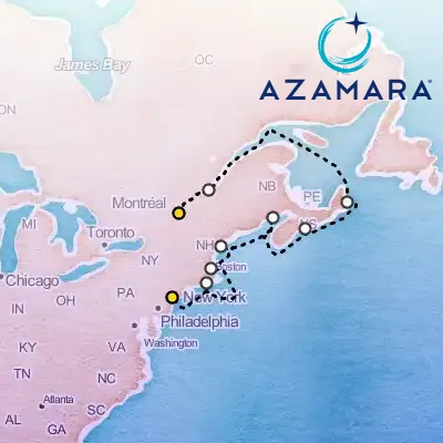 October 19th, 2026  - Canada & New England Cruise: Quebec, Newfoundland & Portland on the Azamara Journey