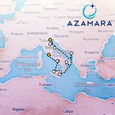 May 5th, 2027  - Italy Intensive Cruise: Venice, Sicily & Amalfi on the Azamara Journey