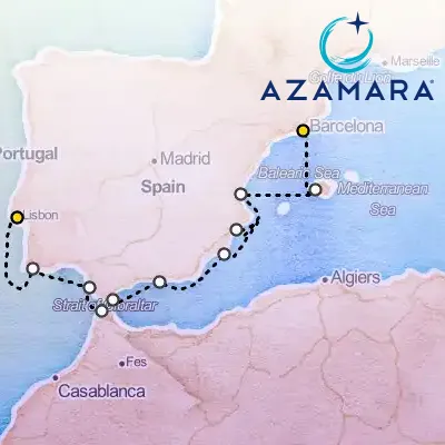 April 10th, 2027  - Spain Intensive Cruise: Seville, Malaga & Valencia on the Azamara Journey