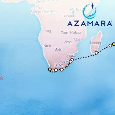 January 20th, 2026  - Africa Cruise: Madagascar, South Africa & Mauritius on the Azamara Journey