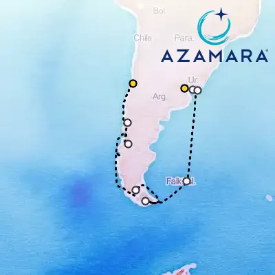 February 17th, 2027  - Antarctica & Chilean Fjords Cruise, Buenos Aires, Ushuaia & Santiago on the Azamara Journey