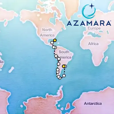 February 17th, 2027  - Buenos Aires to Miami Grand Voyage on the Azamara Journey