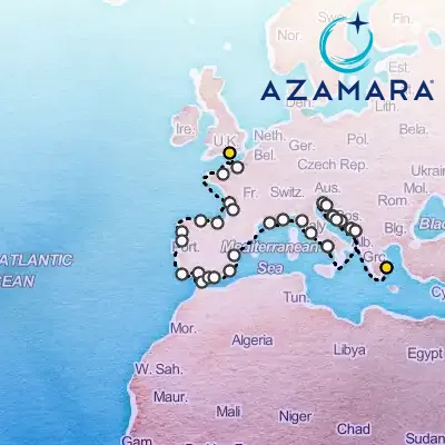 September 9th, 2027  - Portsmouth to Athens Grand Voyage on the Azamara Journey