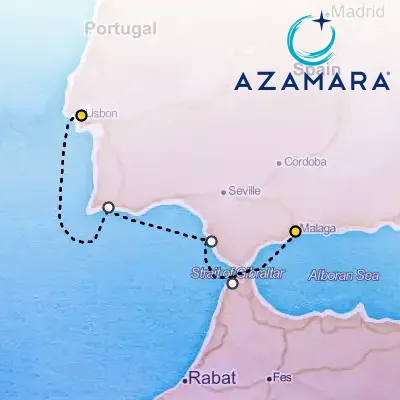 April 10th, 2027  - Portugal & Spain & Morocco Cruise, Lisbon, Seville & Tangier on the Azamara Journey