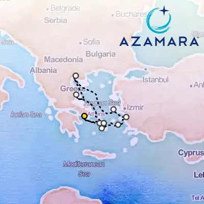 April 14th, 2027  - Greece Intensive Cruise: Thessaloniki, Patmos & Mykonos on the Azamara Onward