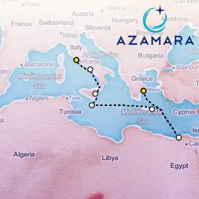 December 12th, 2026  - Mediterranean & Egypt Cruise, Alexandria, Heraklion & Rome on the Azamara Onward