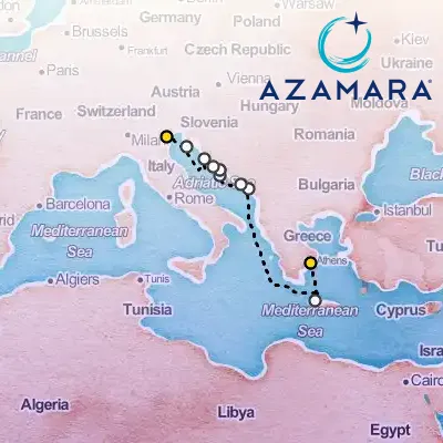 September 26th, 2026  - Croatia & Montenegro Cruise: Dubrovnik, Split & Pula on the Azamara Onward