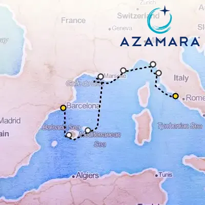 March 3rd, 2027  - Italy & Spain, Florence, Marseille & Barcelona Cruise on the Azamara Onward