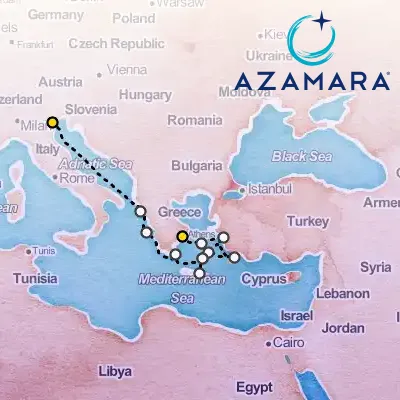 June 29th, 2027  - Greece Intensive, Mykonos, Rhodes & Crete Cruise on the Azamara Onward