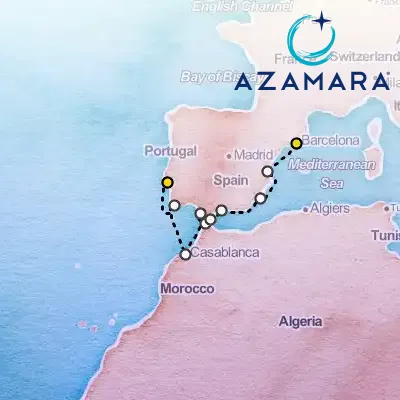 November 17th, 2026  - Spain Intensive Cruise: Seville, Malaga & Valencia on the Azamara Onward