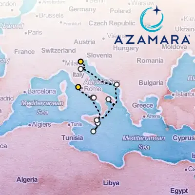 July 15th, 2025  - Italy Intensive Voyage on the Azamara Onward