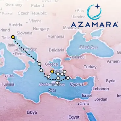 October 6th, 2026  - Greece Cruise: Crete & Mykonos & Santorini on the Azamara Onward