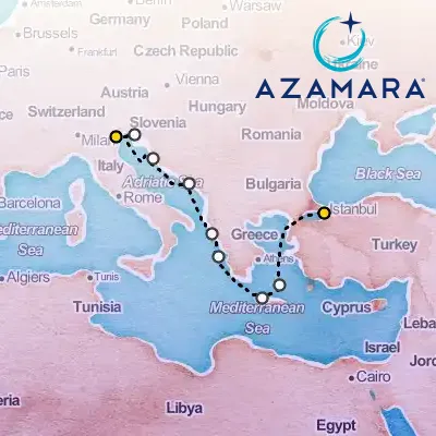 September 27th, 2025  - Gems of the Adriatic & Aegean Voyage on the Azamara Onward