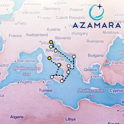 May 16th, 2027  - Italy Intensive Cruise, Bologna, Sicily & Amalfi on the Azamara Onward