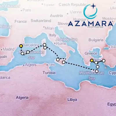 October 25th, 2025  - Islands of the Med Voyage on the Azamara Onward