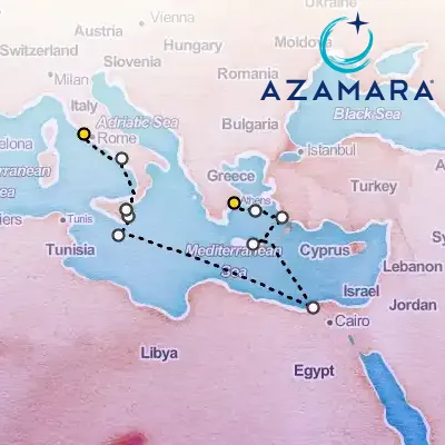 October 16th, 2027  - Egypt, Greece & Italy Cruise: Alexandria, Crete & Salerno on the Azamara Onward