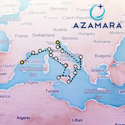 May 16th, 2027  - Italy Intensive Cruise: Taranto, Amalfi & Sorrento on the Azamara Onward