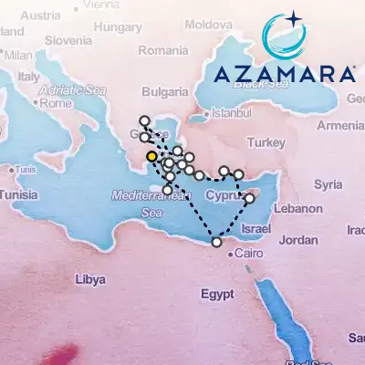 April 3rd, 2027  - Greece Intensive Cruise, Rhodes, Thessaloniki & Mykonos on the Azamara Onward