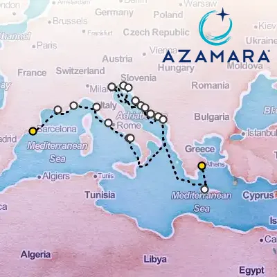 June 8th, 2027  - France, Italy & Croatia Cruise: Marseille, Sorrento & Split on the Azamara Onward
