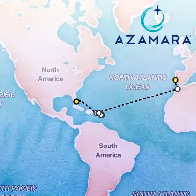 November 17th, 2025 - Lisbon to Miami Cruise on the Azamara Onward