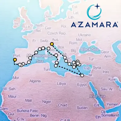 October 6th, 2026  - Venice to Lisbon Grand Voyage on the Azamara Onward