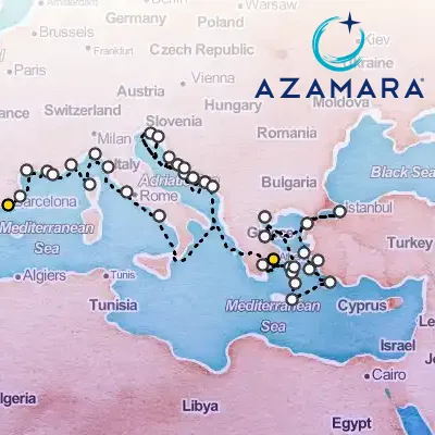 June 11th, 2026  - Barcelona to Athens Grand Voyage on the Azamara Onward