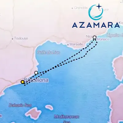 June 3rd, 2027  - Grand Prix Weekend Cruise: Barcelona, St. Tropez & Nice on the Azamara Onward