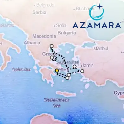 October 2nd, 2027  - Greece Intensive Cruise: Thessaloniki, Volos & Mykonos on the Azamara Onward