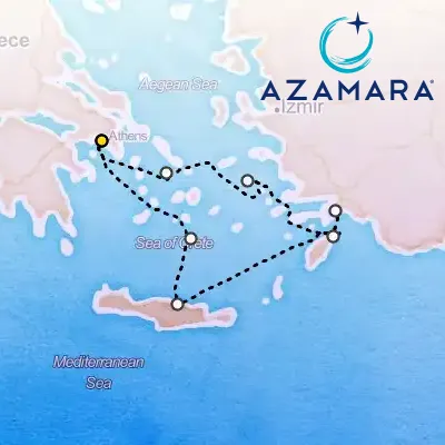 September 19th, 2026  - Greece, Crete, Patmos & Santorini Cruise on the Azamara Onward