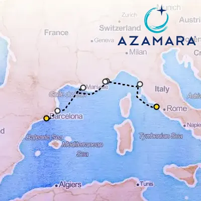October 30th, 2027  - Italy, France & Spain Cruise: Florence, Nice & Barcelona on the Azamara Onward