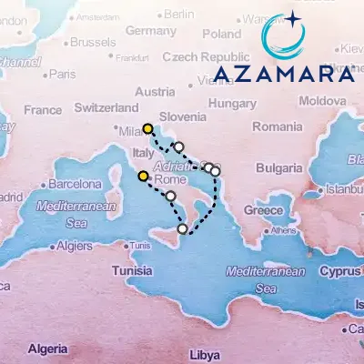 July 10th, 2027  - Italy, Croatia & Montenegro Cruise: Dubrovnik, Kotor & Sorrento on the Azamara Onward