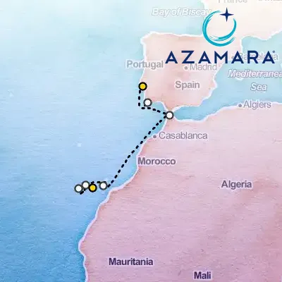 January 22nd, 2027  - Canary Islands & Morocco Cruise: Tenerife, Tangier & Lisbon on the Azamara Onward