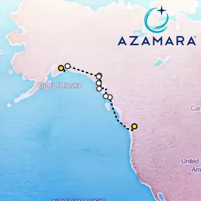 June 1st, 2026  - Alaska Cruise, Ketchikan, Skagway & Hubbard Glacier on the Azamara Pursuit