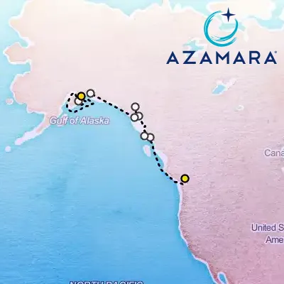 June 14th, 2027  - Alaska, Juneau, Haines & Hubbard Glacier Cruise on the Azamara Pursuit