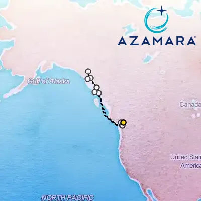 August 5th, 2027  - Alaska Cruise: Ketchikan & Wrangell & Victoria on the Azamara Pursuit