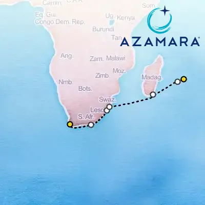 November 15th, 2025  - Africa Cruise: Mauritius, Madagascar & South Africa on the Azamara Pursuit