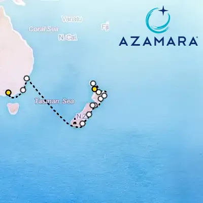 January 4th, 2027  - Australia & New Zealand Cruise, Melbourne, Sydney & Auckland on the Azamara Pursuit