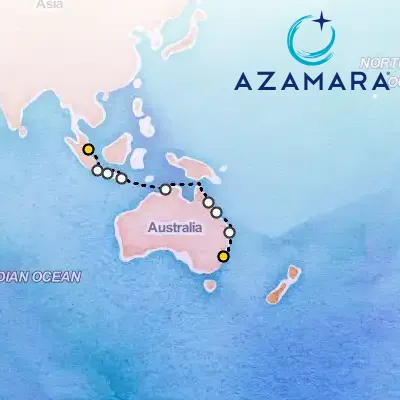 February 5th, 2027  - Australia & Indonesia Cruise: Cairns, Darwin & Singapore on the Azamara Pursuit
