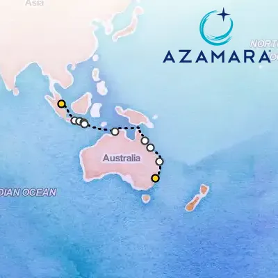November 14th, 2026  - Australia & Indonesia Cruise: Bali, Cairns & Sydney on the Azamara Pursuit