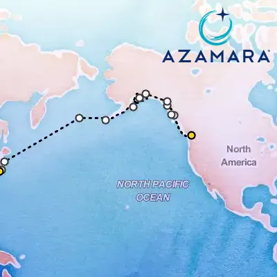 September 6th, 2027  - Alaska & Japan Cruise, Ketchikan, Hubbard Glacier & Miyako on the Azamara Pursuit