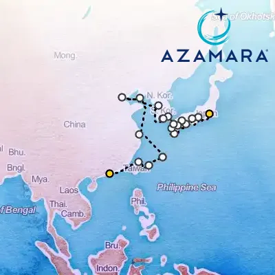 October 2nd, 2026  - Asia Cruise: Japan, China & South Korea on the Azamara Pursuit