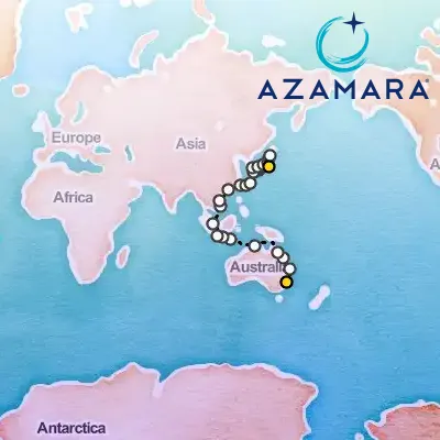 February 5th, 2027  - Australia to Japan Grand Voyage on the Azamara Pursuit