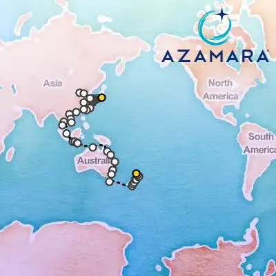 October 2nd, 2026  - Japan to New Zealand Grand Voyage on the Azamara Pursuit