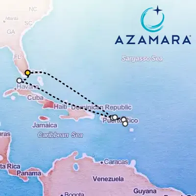 December 8th, 2026  - Eastern Caribbean Cruise, St. Maarten, St. Kitts & Miami on the Azamara Quest