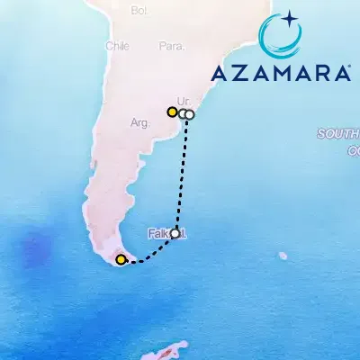 February 8th, 2026  - Antarctica & Uruguay, Montevideo, Punta Del Este & Port Stanley Cruise on the Azamara Quest