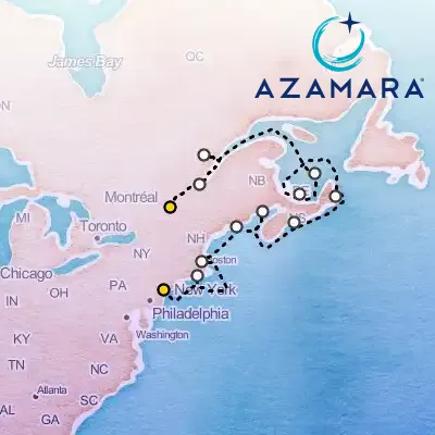 October 5th, 2025  - Canada & New England Intensive Voyage on the Azamara Quest