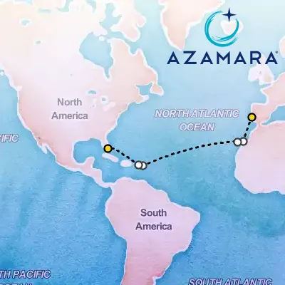 November 23rd, 2026  - Transatlantic Cruise: Lisbon, Tenerife & Miami on the Azamara Quest