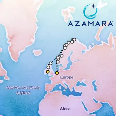 June 27th, 2026  - Norway Intensive, Tromso, Bodo & North Cape Cruise on the Azamara Quest